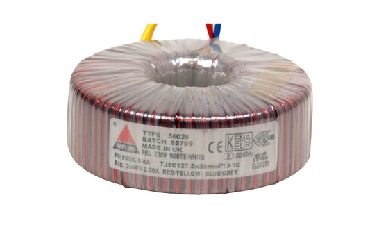 58026 160 VA | 2 x 40 V Toroidal Transformer