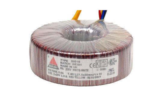 58016 160 VA | 2 x 25 V Ringkerntrafo