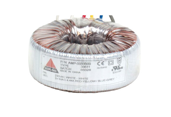 38611 80 VA | 2 x 9 V Toroidal Transformer