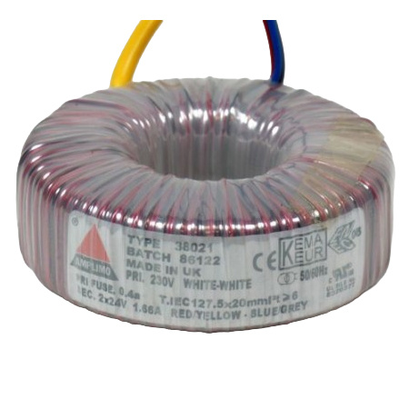 38021 80 VA | 2 x 24 V Toroidal Transformer