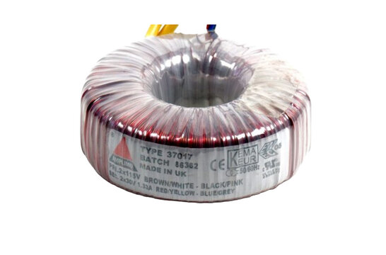 38017 80 VA | 2 x 30 V Toroidal Transformer