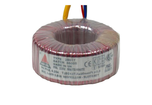 28017 50 VA | 2 x 30 V Trasformatore Toroidale