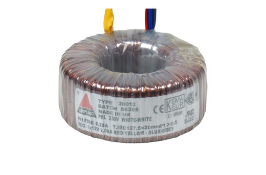 28012 50 VA | 2 x 12 V Toroidal Transformer