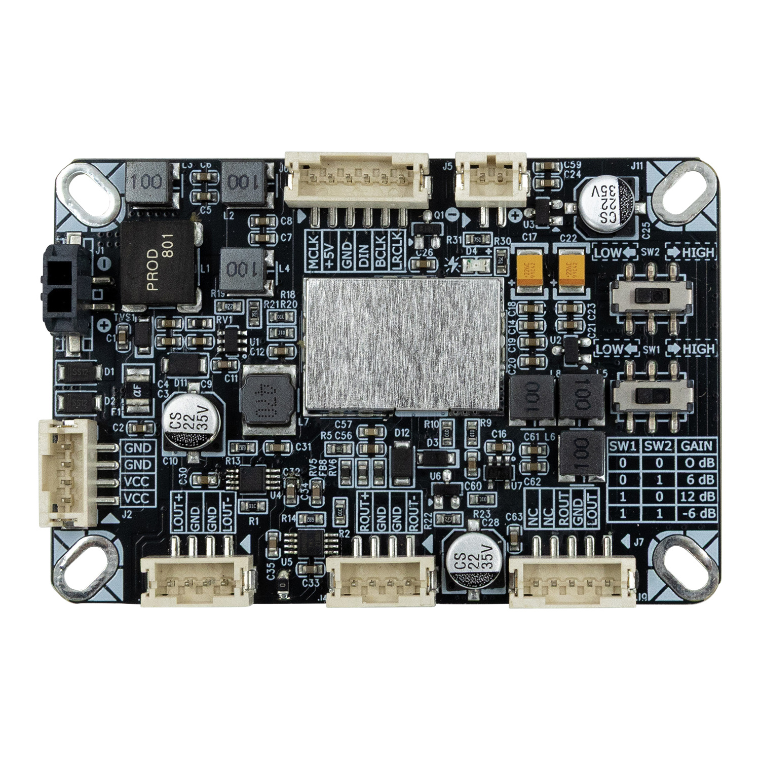 AA-AB41166 ASCM-D2A-PCM5122 I2S to Analog Single-ended Differential XLR DAC Signal Transceiver