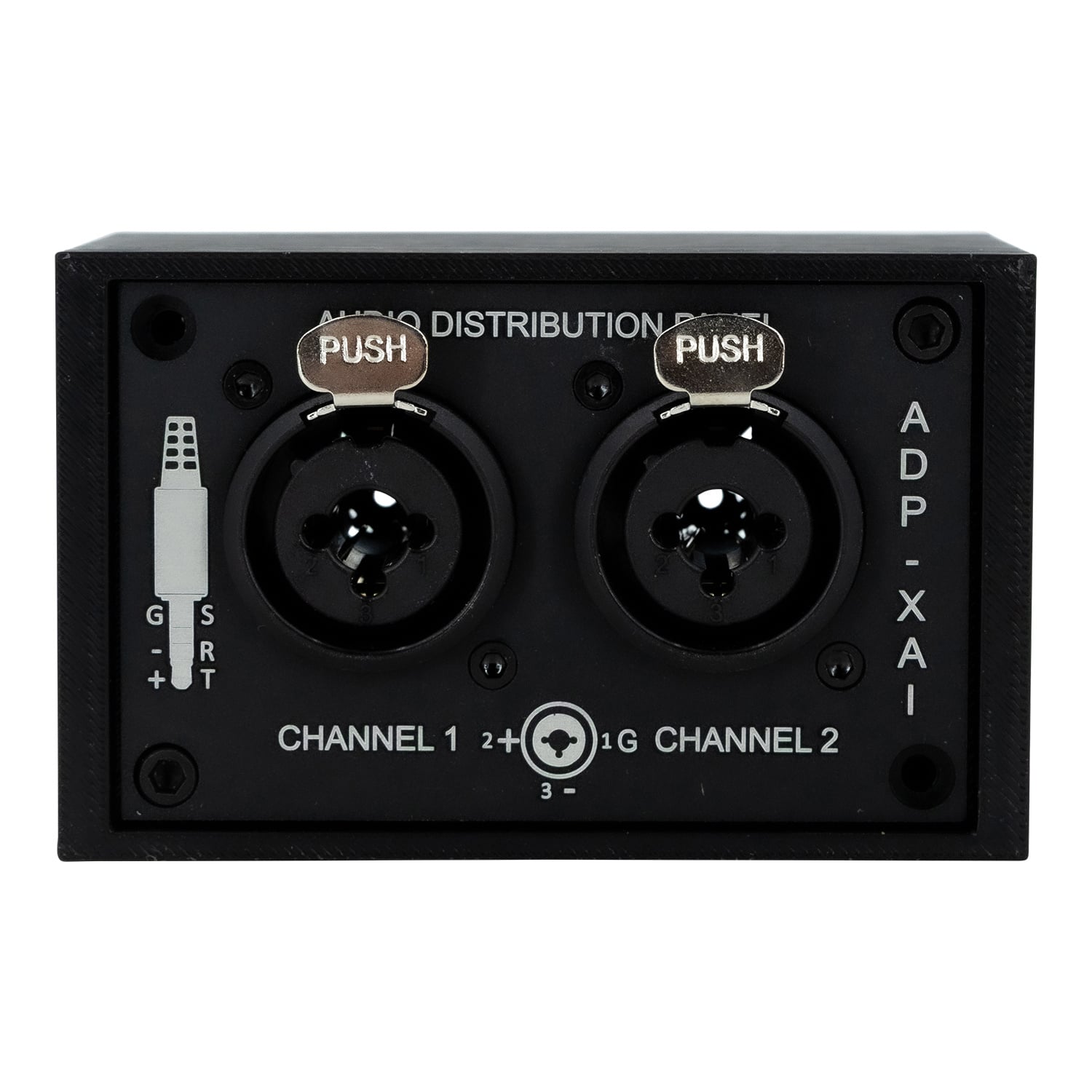 AA-AA11432 ADP-XAI Analog Input Audio Distribution Panel XLR / 6.35mm 1/4" TRS Stereo Female Connector