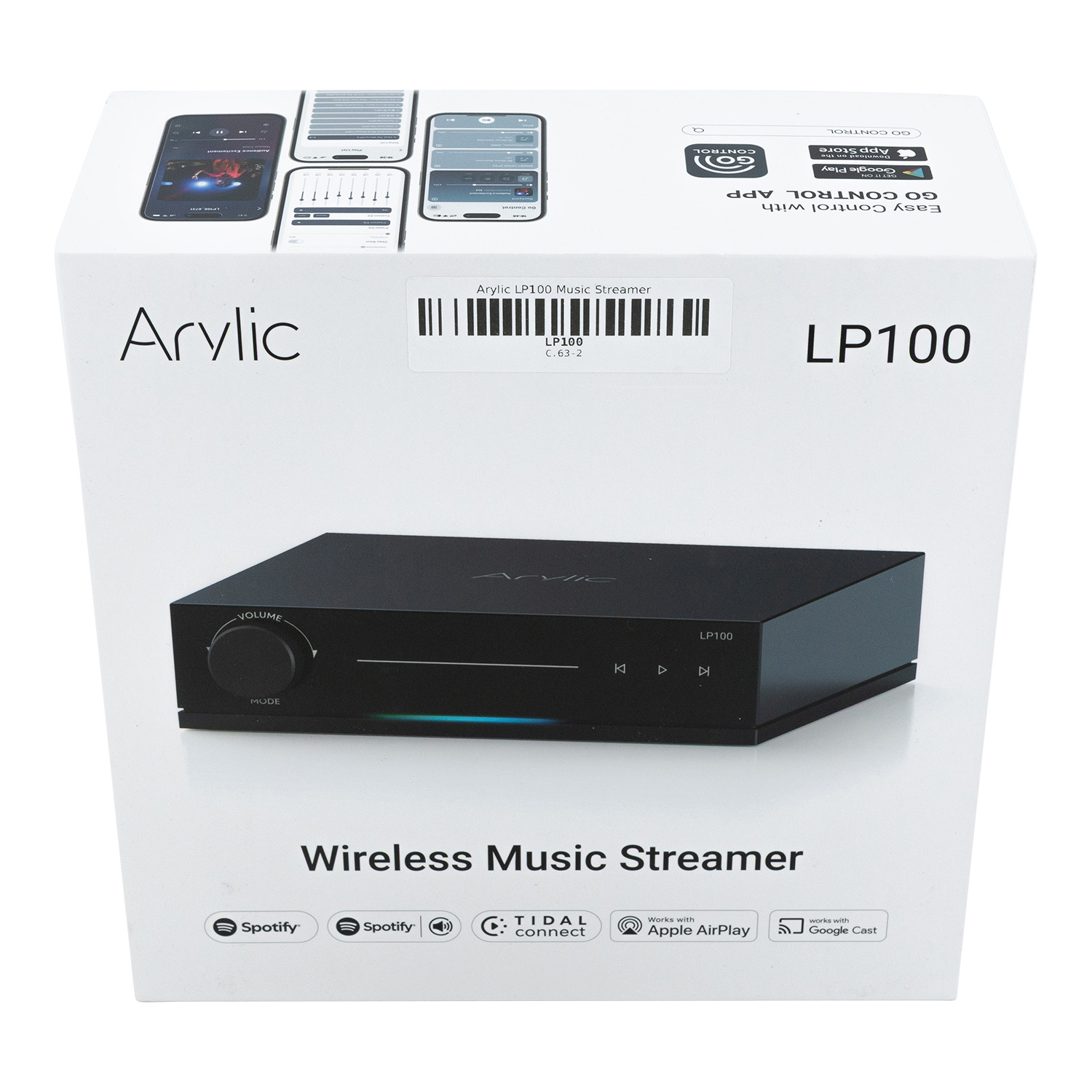 LP100 AirPlay 2 and Google Cast Music Streamer