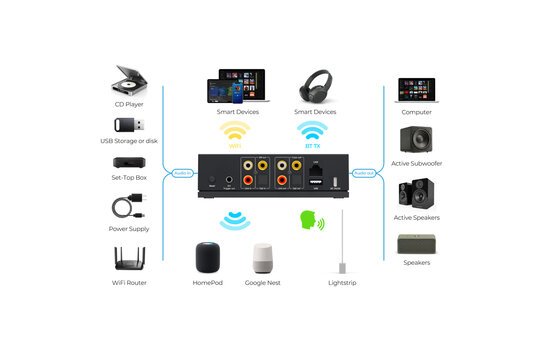 LP20 AirPlay 2 and Google Cast Music Streamer