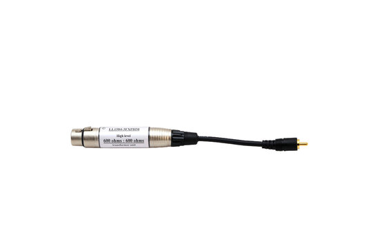 LL1584-3FXPHM 600 ohms Inline Transformer Unit Problemsolver | XLR F to Phono M