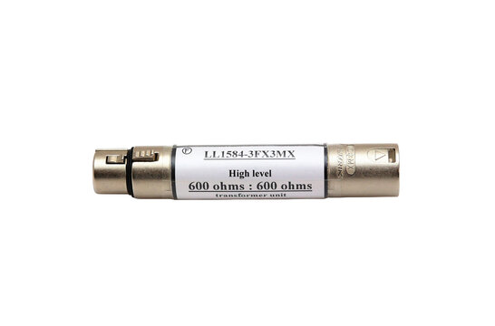 LL1584-3FX3MX 600 ohms Inline Transformer Unit Problemsolver | XLR F to M