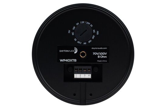 WP40XTB 4" Compact Pendant Speaker 8 ohm Black