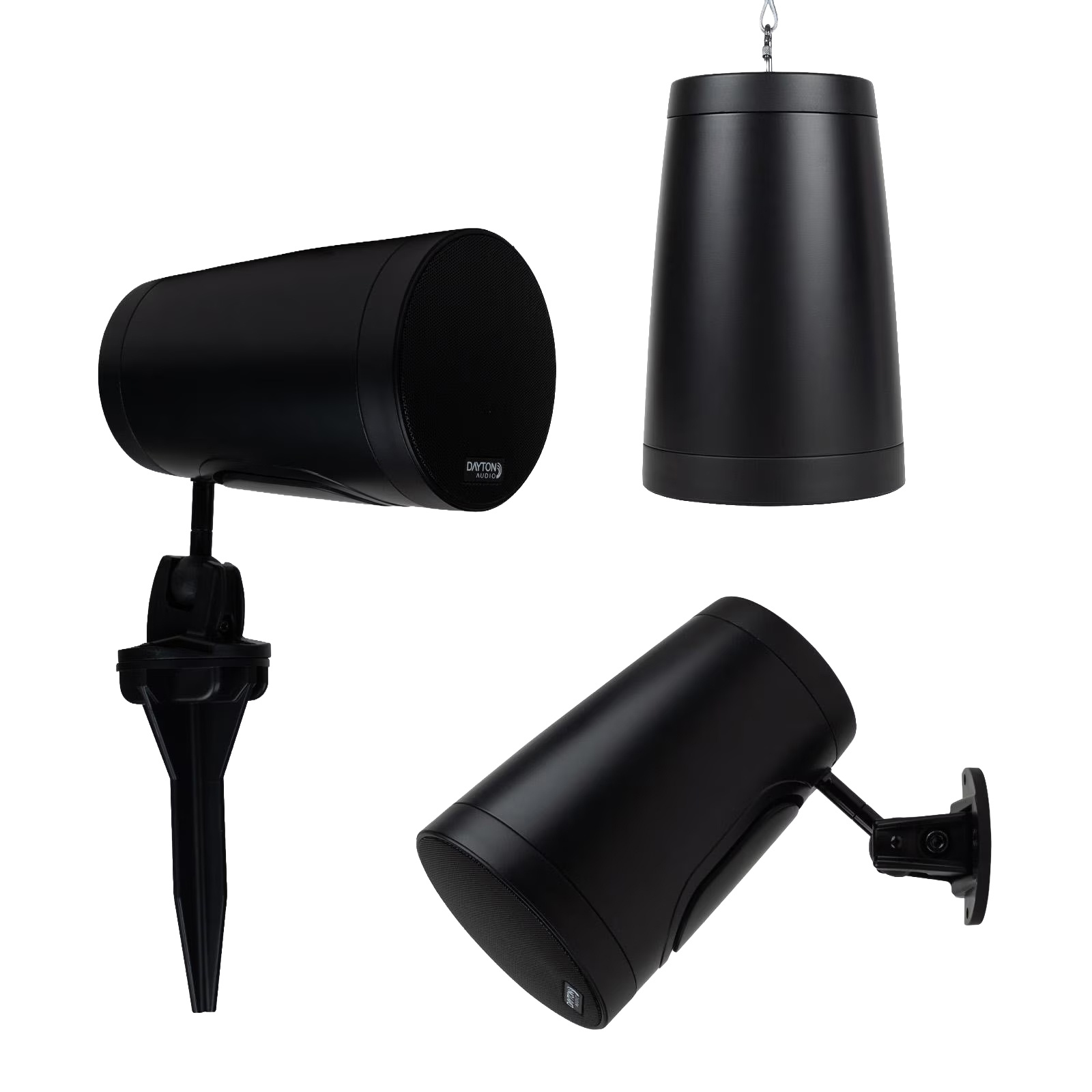 WP40XTB 4" Compact Pendant Speaker 8 ohm Black