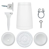 WP40XTW 4" Compact Pendant Speaker 8 ohm White