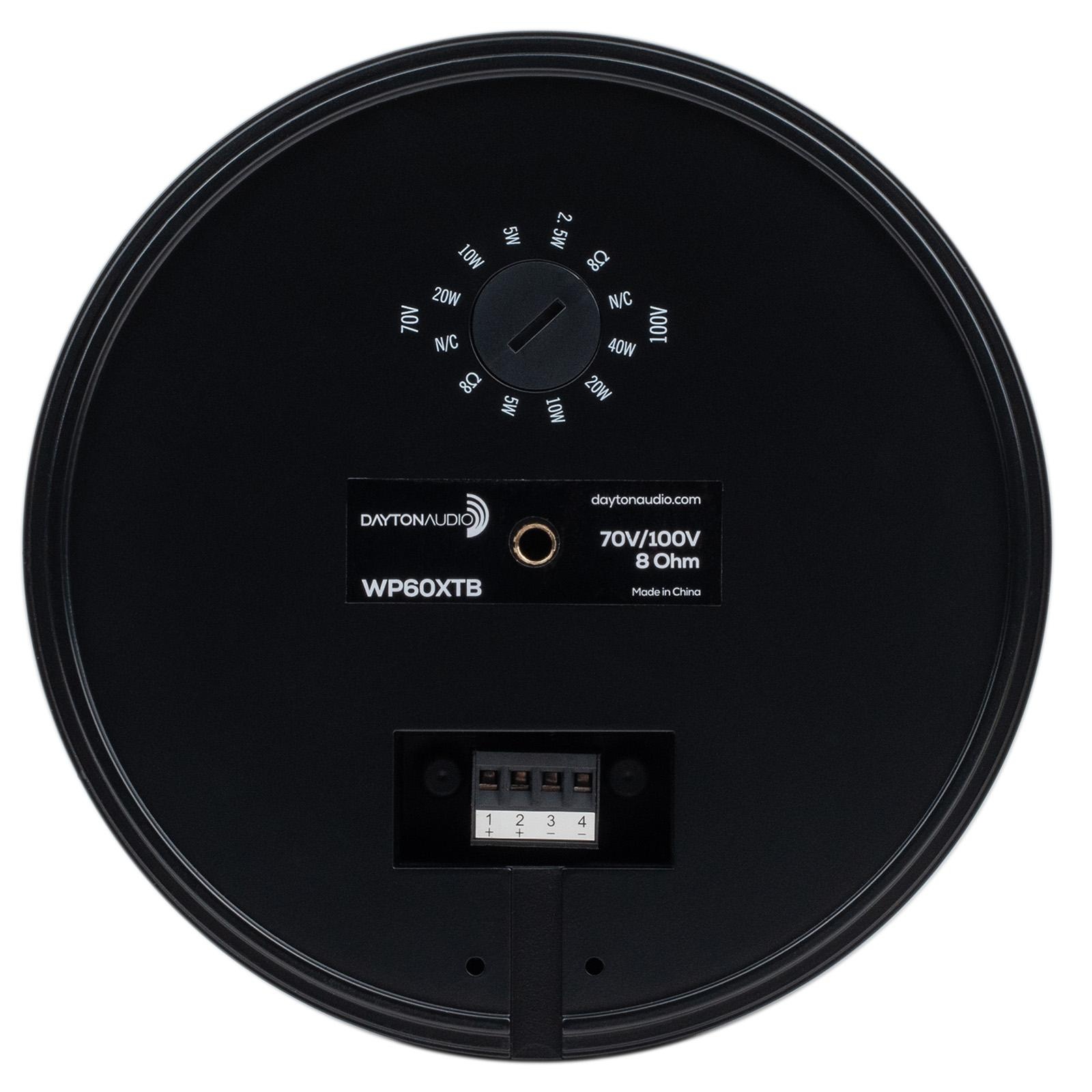 WP60XTB 6-1/2" Pendant Speaker 8 ohm Black