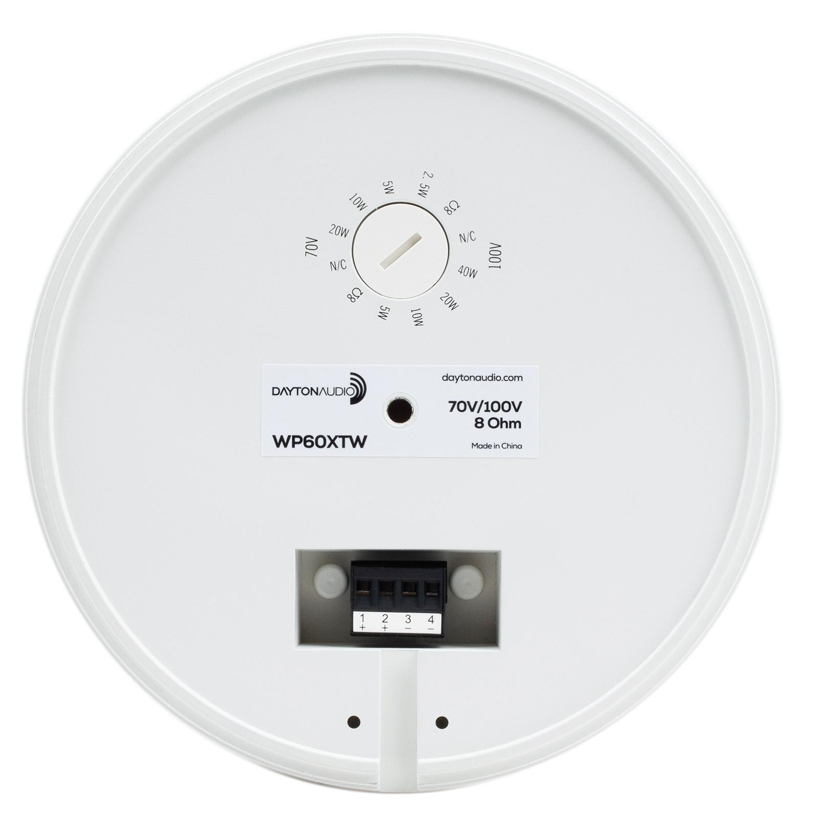 WP60XTW 6-1/2" Pendant Speaker 8 ohm White