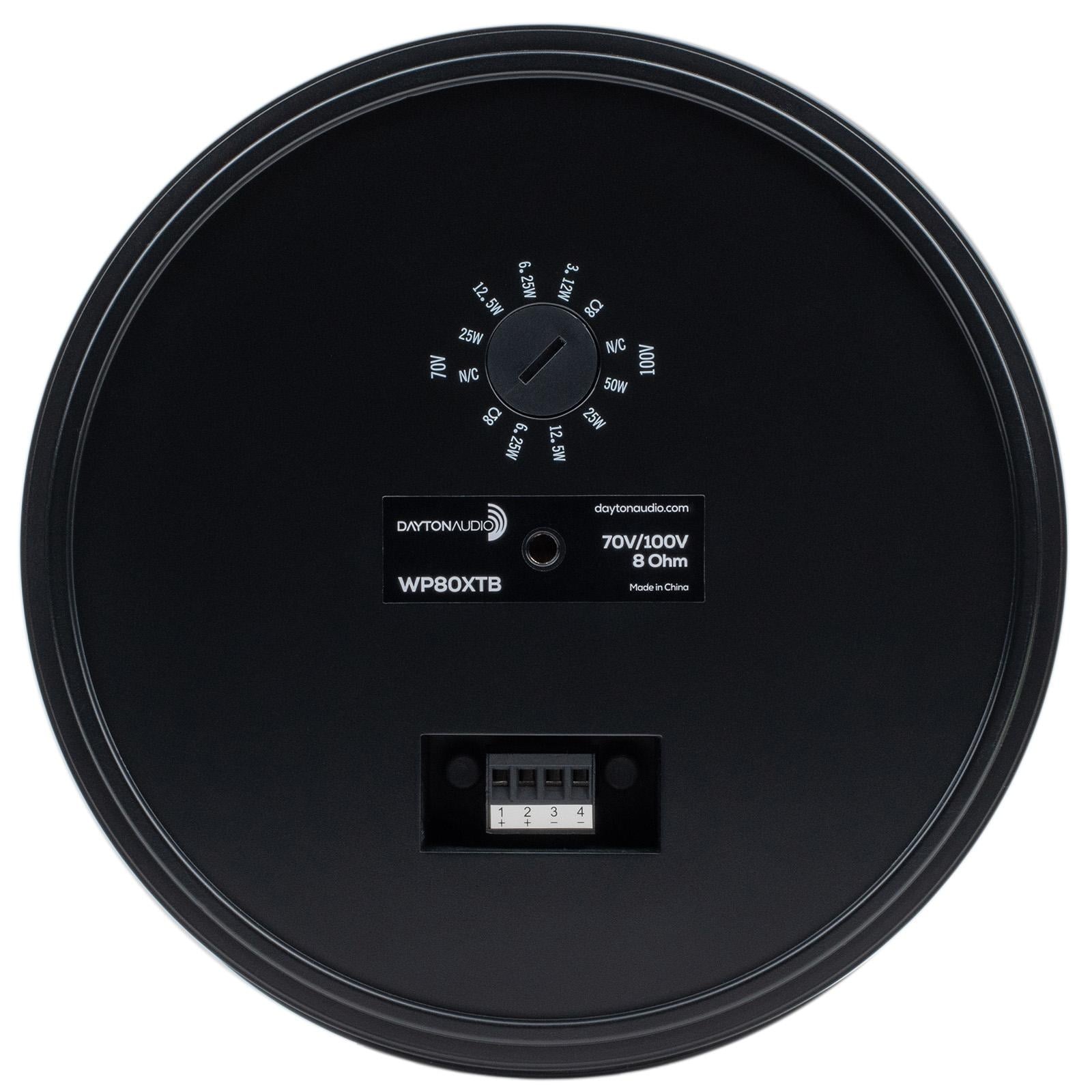WP80XTB 8" Pendant Speaker 8 ohm Black