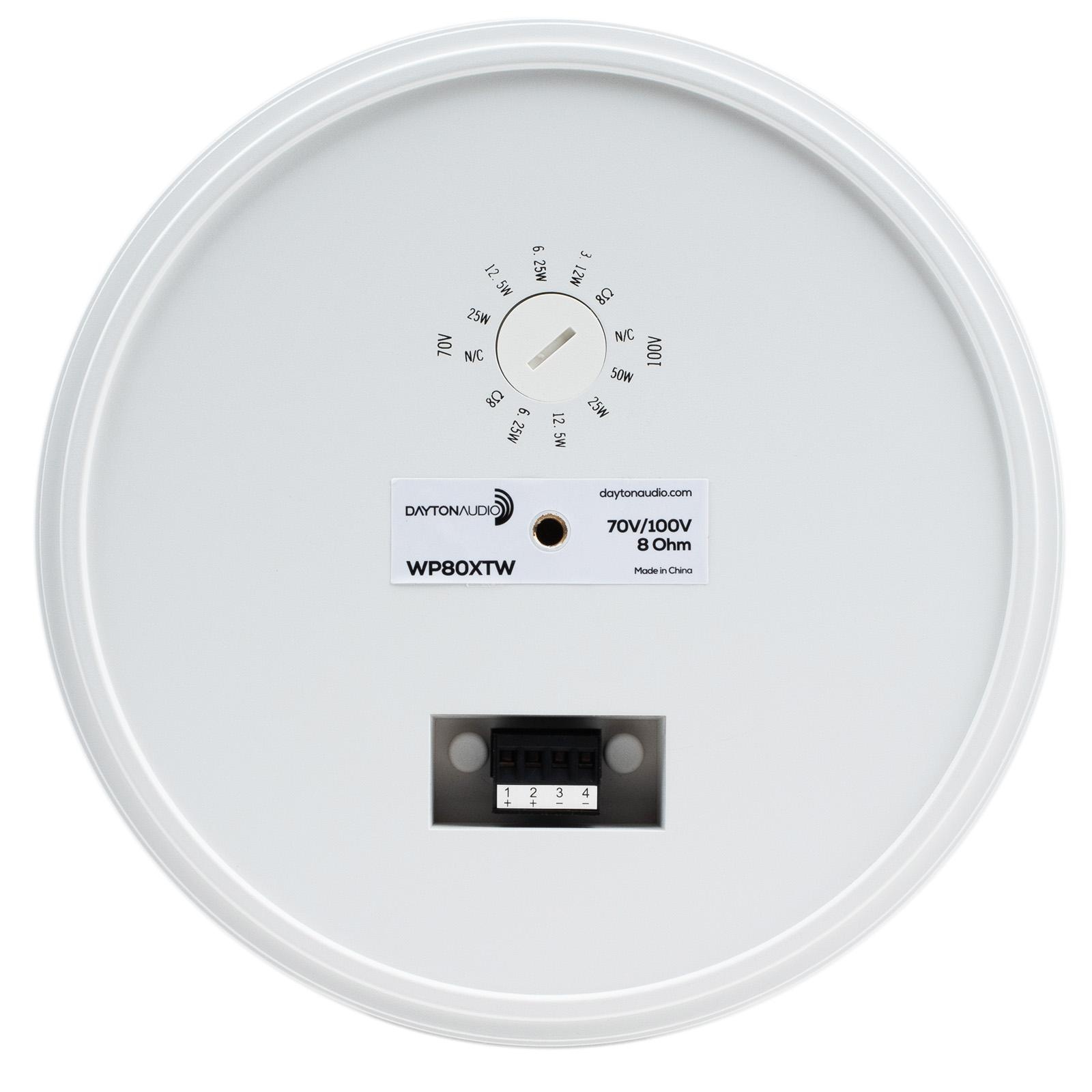 WP80XTW 8" Pendant Speaker 8 ohm White
