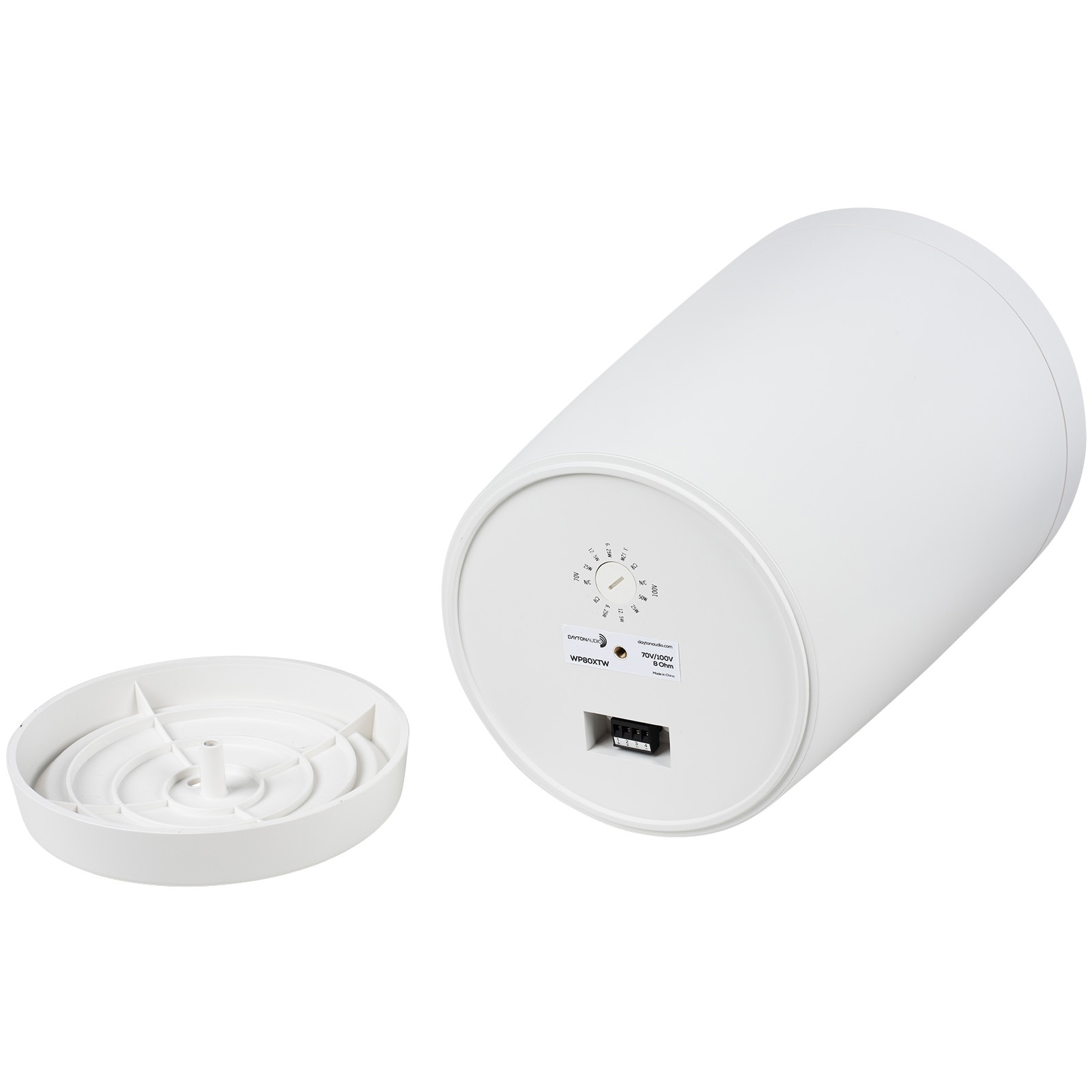 WP80XTW 8" Pendant Speaker 8 ohm White