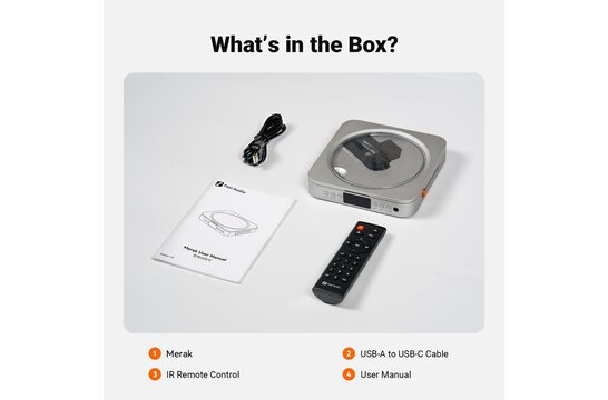 Merak CD Player with DAC & Headphone Amplifier