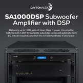 SA1000DSP 1000W Subwoofer Amplifier with DSP