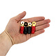Gold Ring Crimp Terminal 4 AWG 2 Pair