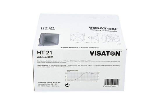 HT 21 High Range Aluminum die-casting Horn