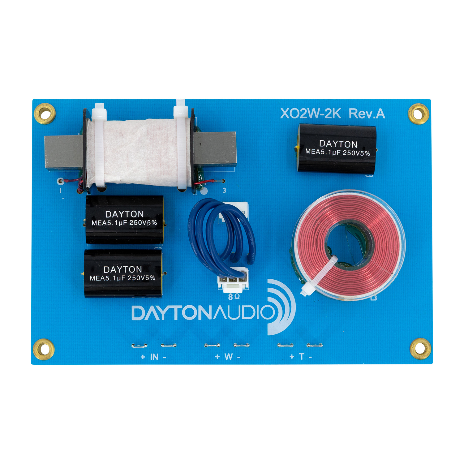 XO2W-2K 2-Way Speaker Crossover 2,000 Hz Assembled crossover