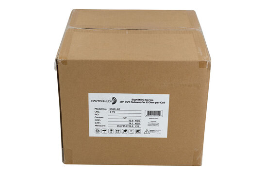 SS10-22 Signature Series 10" DVC Subwoofer 2 ohms Per Coil