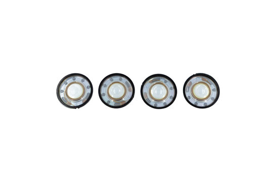 CE Series CE28M-4 1-1/8" Clear Poly Cone Mini Speaker 4 Ohm