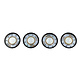 CE Series CE28M-4 1-1/8" Clear Poly Cone Mini Speaker 4 Ohm