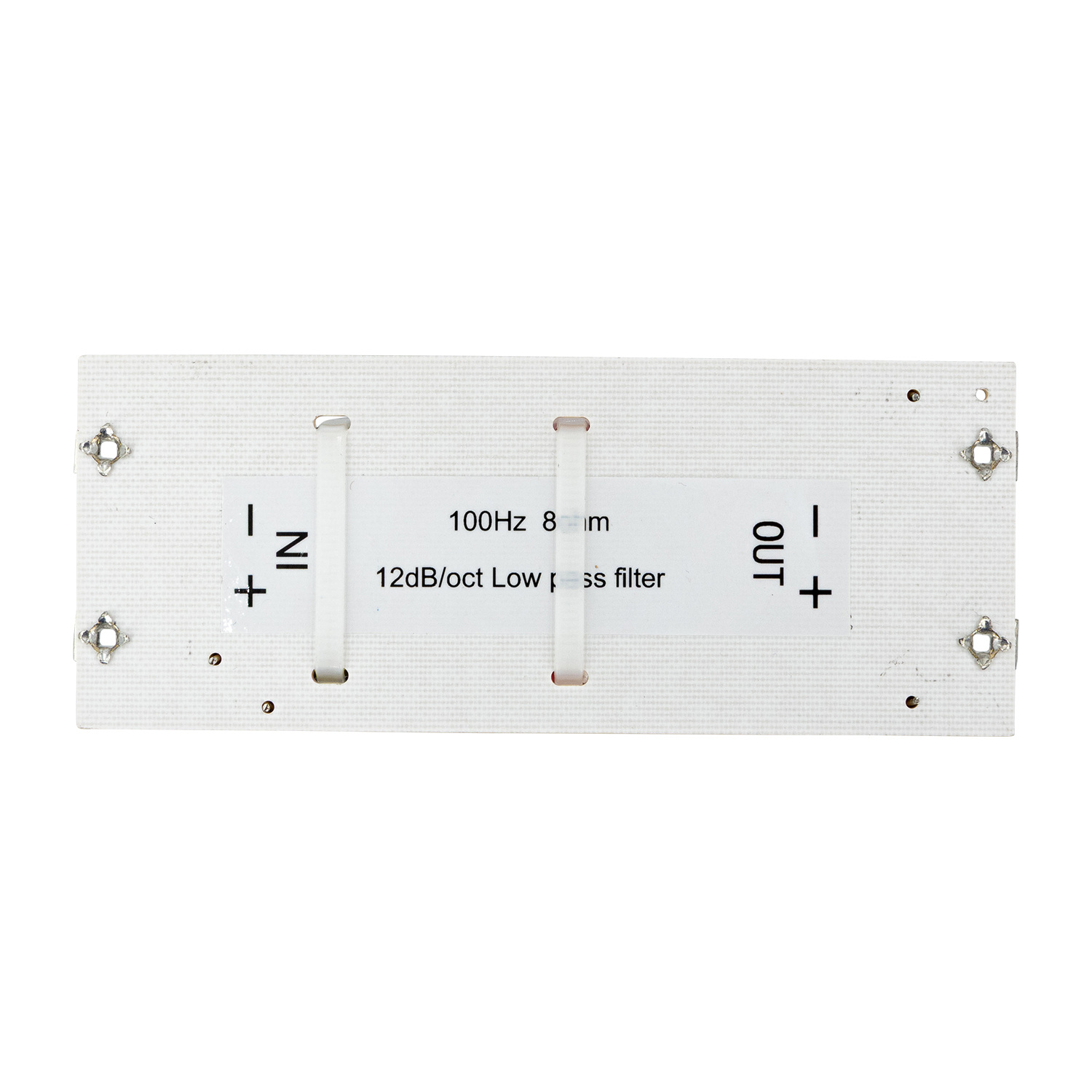 Low Pass Crossover 100 Hz 8 Ohm Montierte Frequenzweich