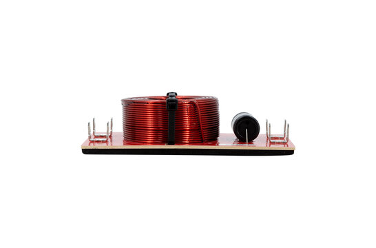 Low Pass Speaker Crossover 12 dB/Octave, 4 Ohm Assembled crossover
