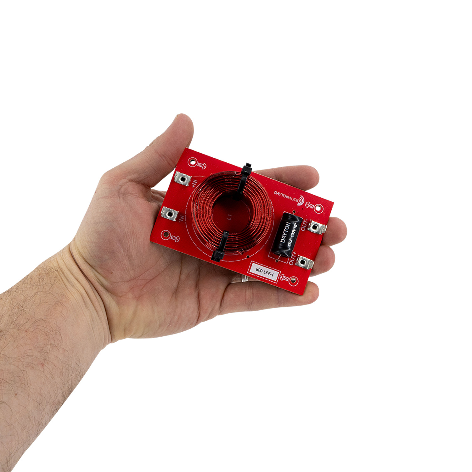 Low Pass Speaker Crossover 12 dB/Octave, 4 Ohm Assembled crossover