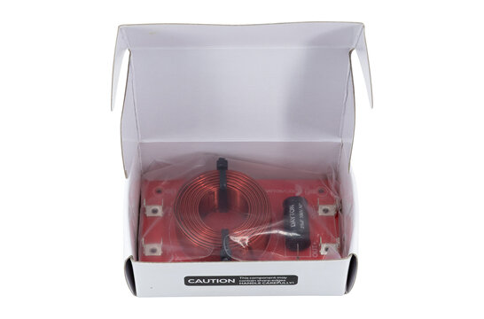 Low Pass Speaker Crossover 12 dB/Octave, 4 Ohm Assembled crossover