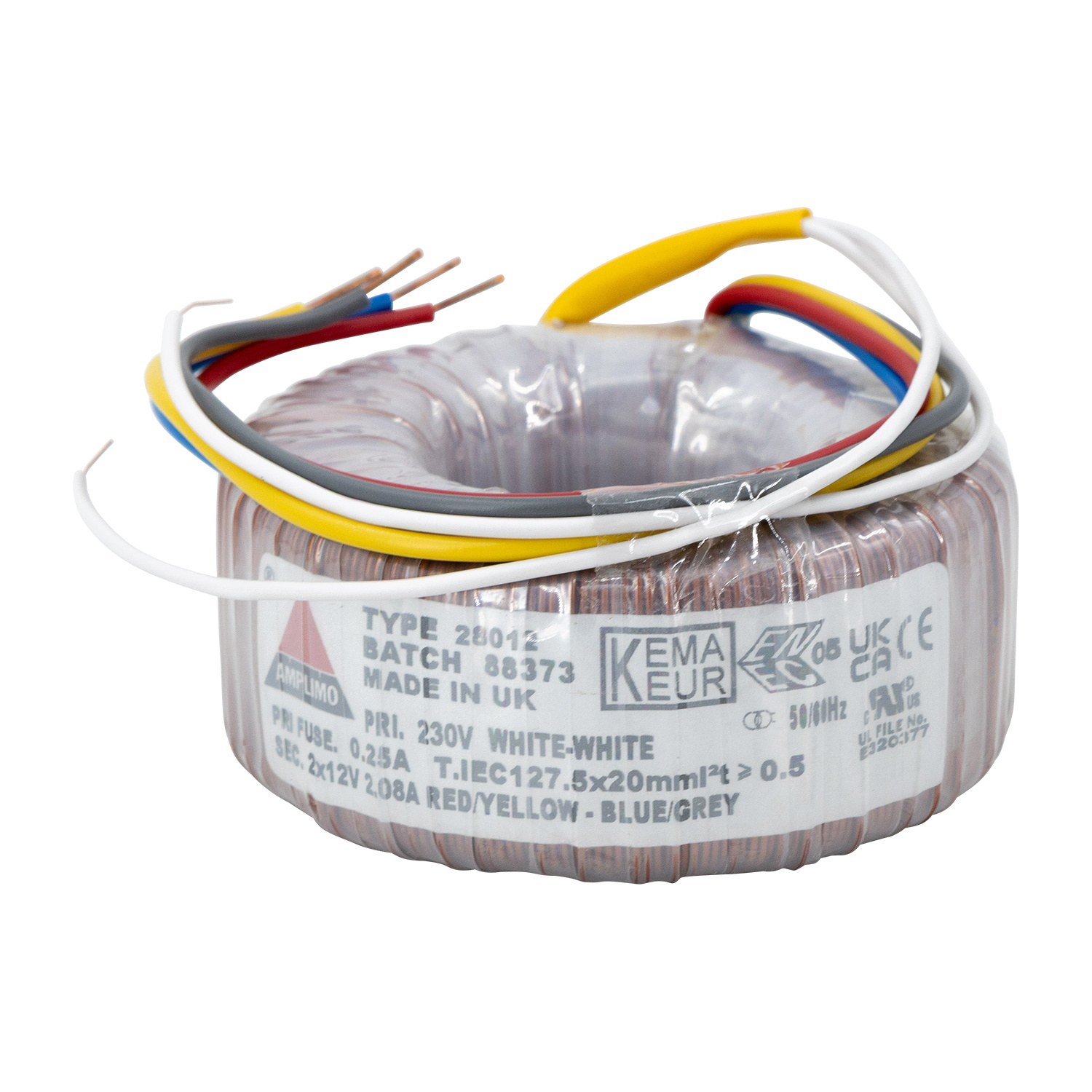 28012 50 VA | 2 x 12 V Trasformatore Toroidale
