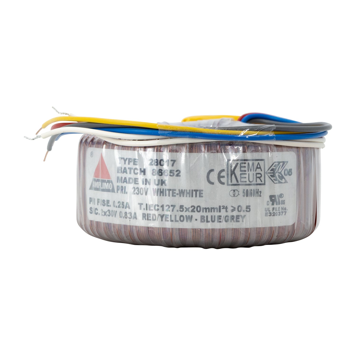 28017 50 VA | 2 x 30 V Trasformatore Toroidale
