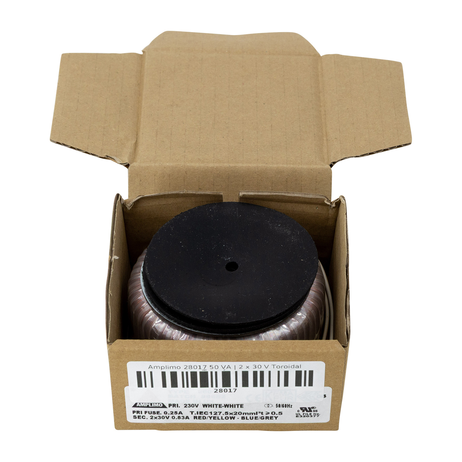28017 50 VA | 2 x 30 V Trasformatore Toroidale