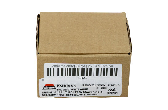 28021 50 VA | 2 x 24 V Trasformatore Toroidale