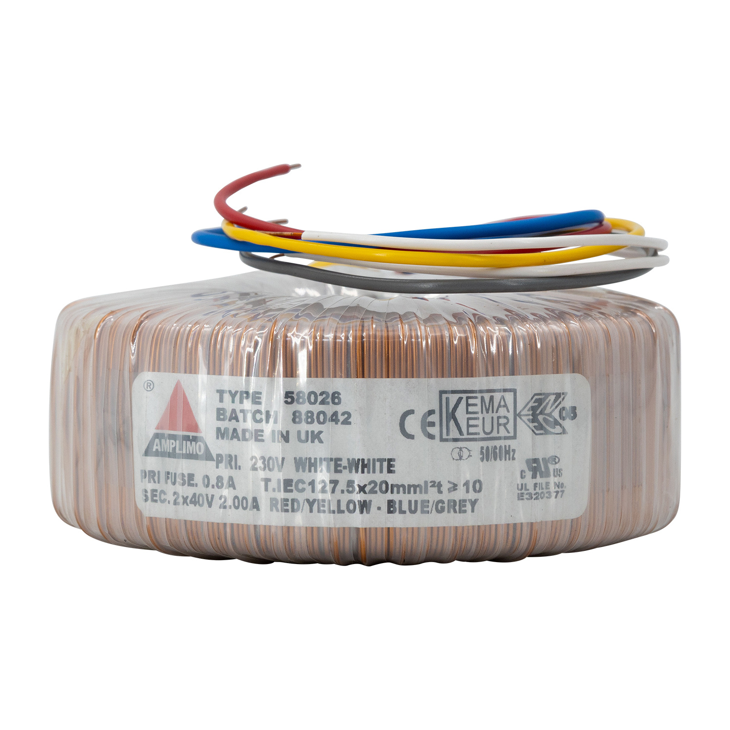 58026 160 VA | 2 x 40 V Trasformatore Toroidale