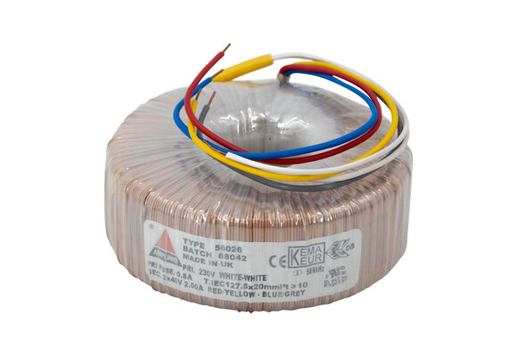 58026 160 VA | 2 x 40 V Toroidal Transformer