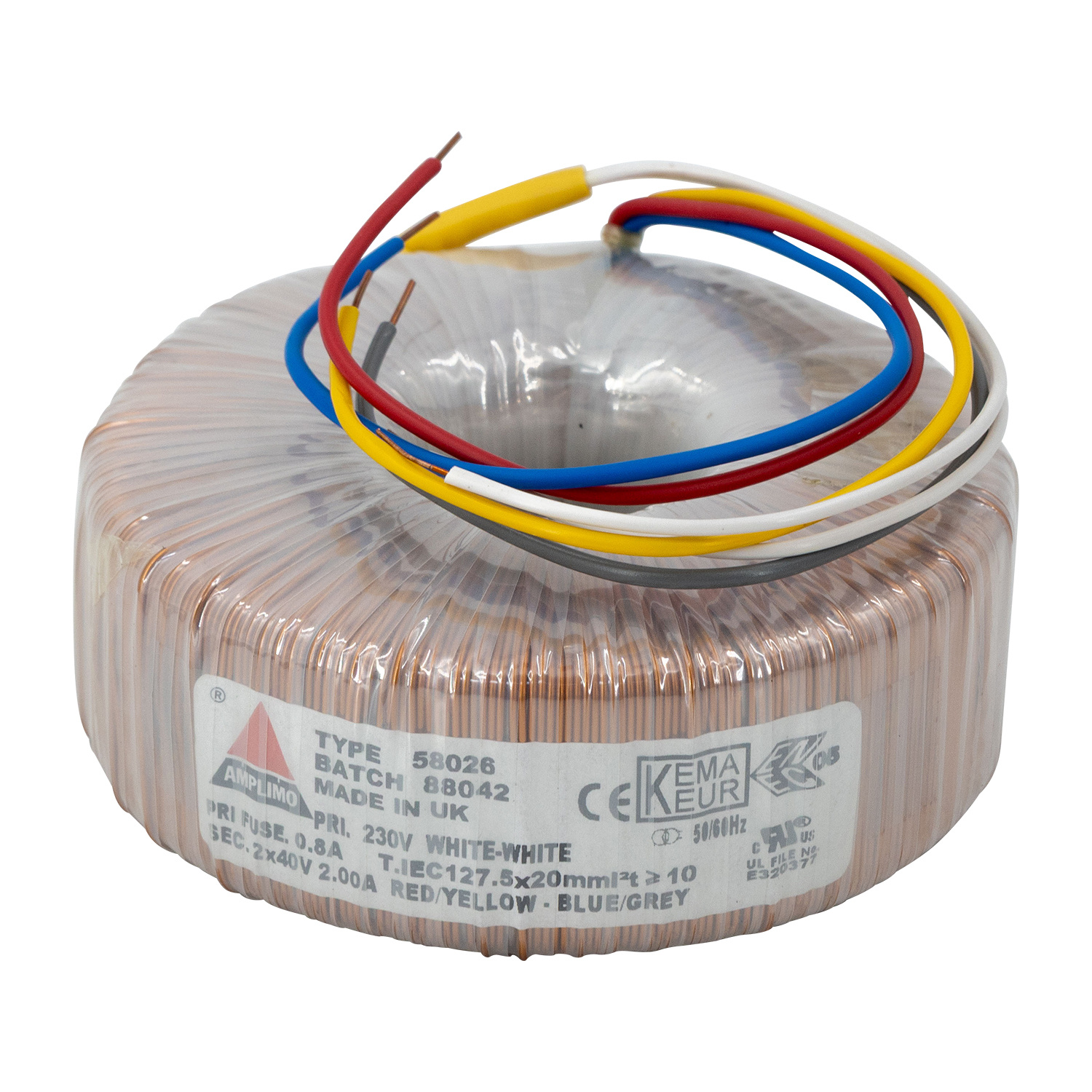 58026 160 VA | 2 x 40 V Trasformatore Toroidale