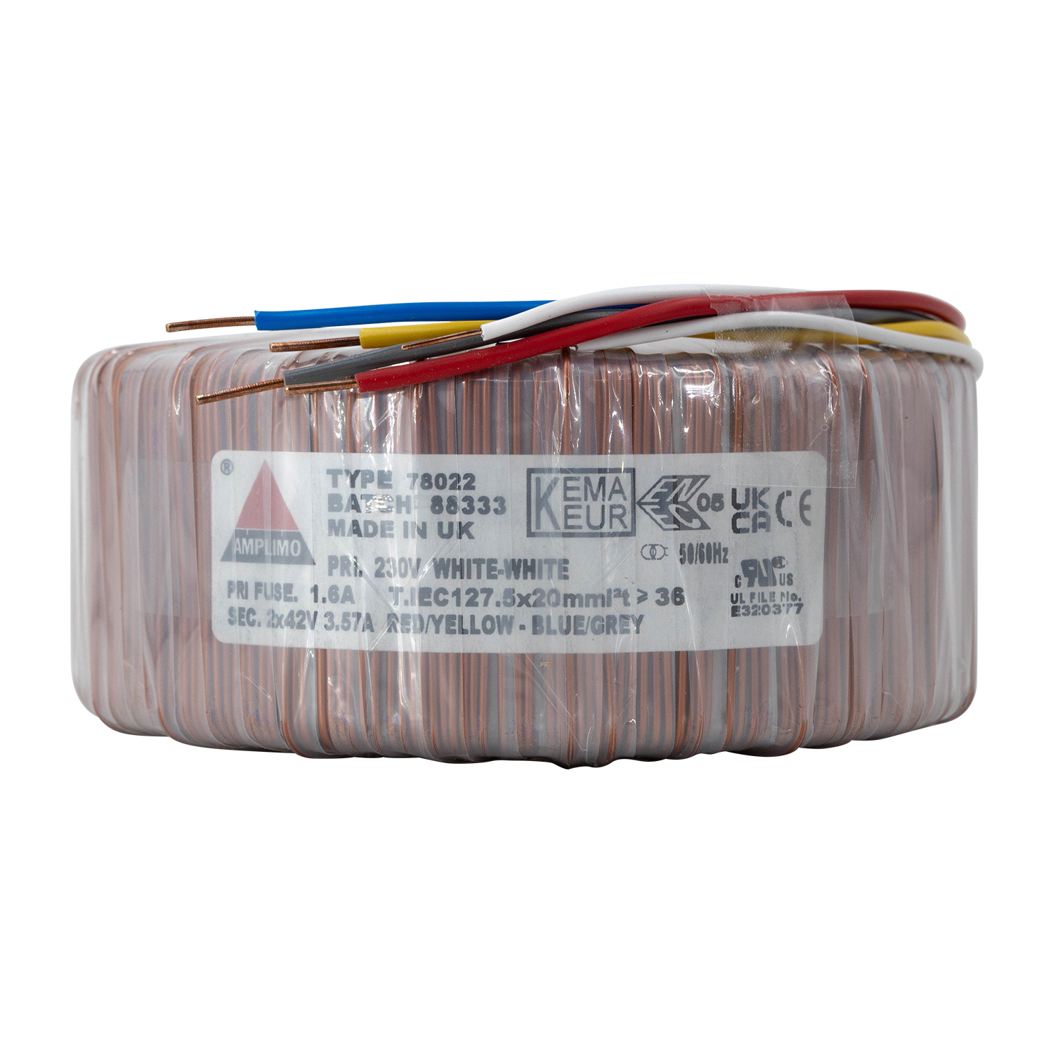 78022 300 VA | 2 x 42 V Toroidal Transformer