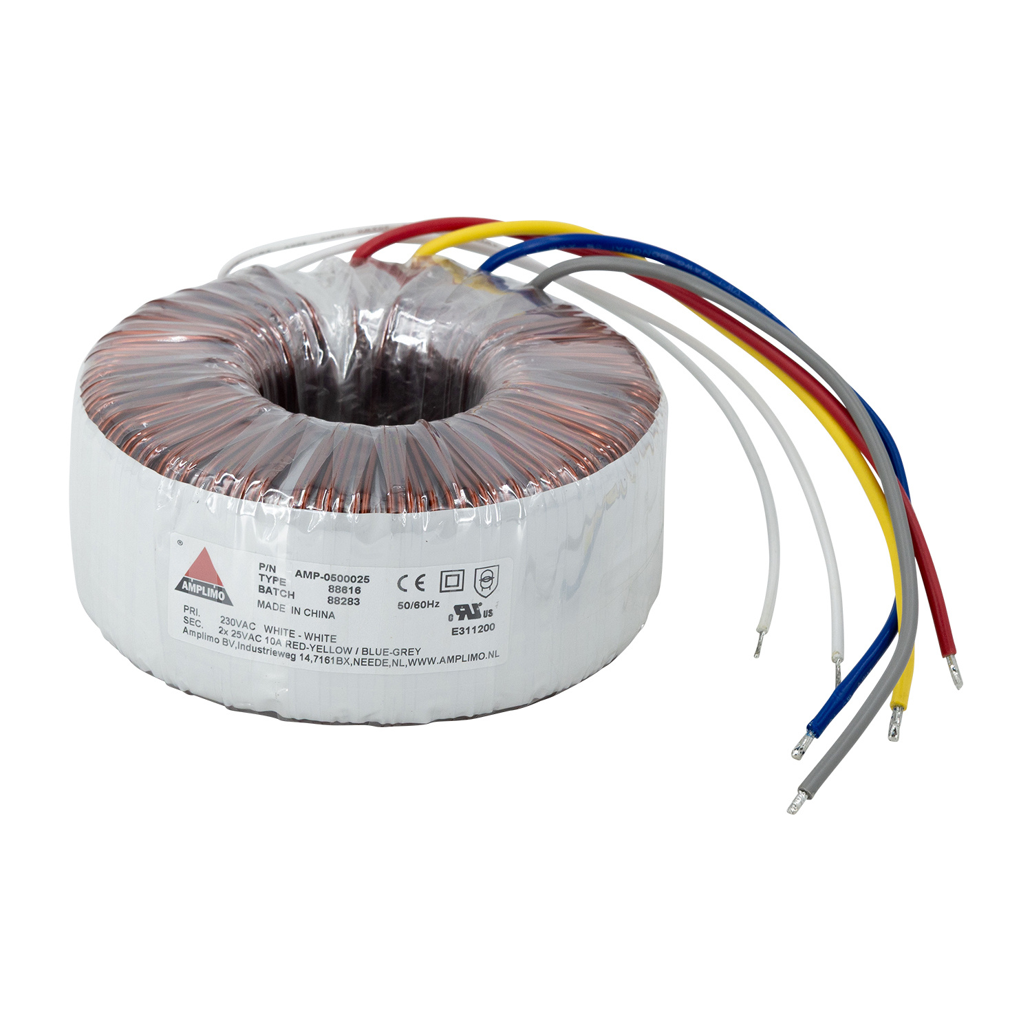 88616 500 VA | 2 x 25 V Ringkerntrafo