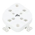 VBASE-171 UX4 4-Pin Valve Base Chassis Mount with Silver-Plated Contacts