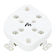 VBASE-171 UX4 4 polige Buisvoet Chassis Mount met Verzilverde Contacten