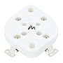 VBASE-171 UX4 4 polige Buisvoet Chassis Mount met Verzilverde Contacten