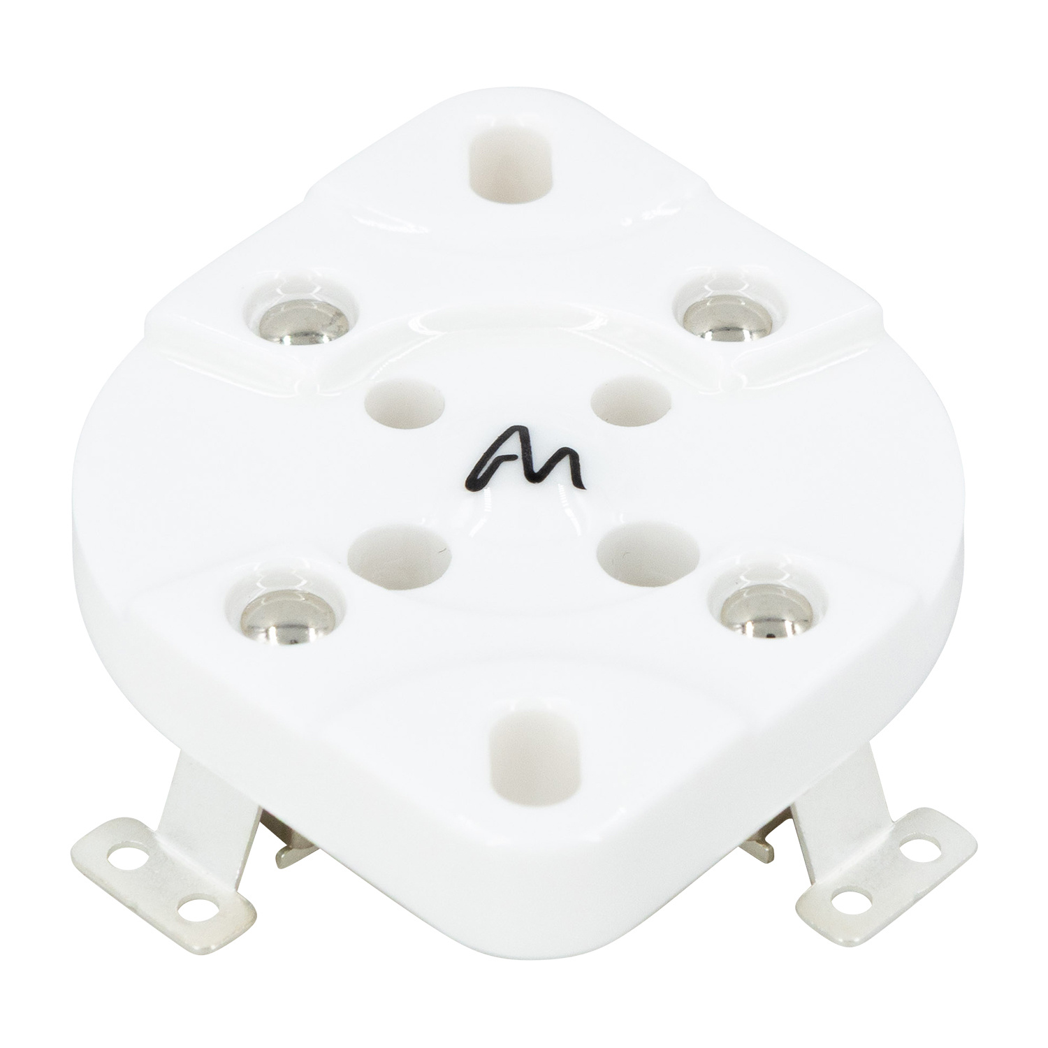 VBASE-171 UX4 4 polige Buisvoet Chassis Mount met Verzilverde Contacten