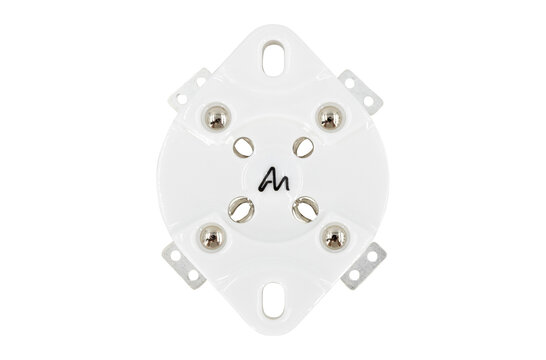 VBASE-171 UX4 4 polige Buisvoet Chassis Mount met Verzilverde Contacten