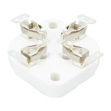 VBASE-171 UX4 4 polige Buisvoet Chassis Mount met Verzilverde Contacten