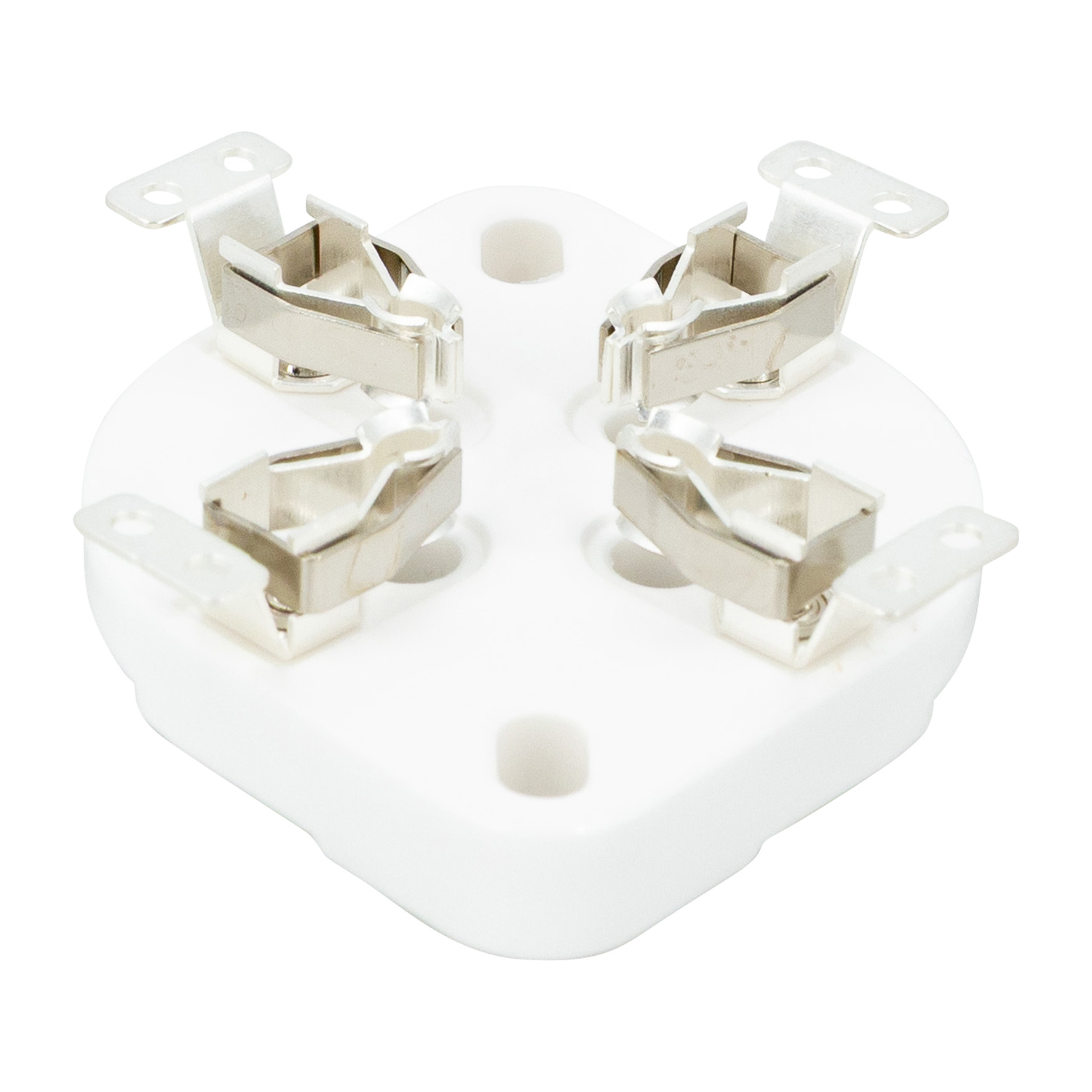 VBASE-171 UX4 4 polige Buisvoet Chassis Mount met Verzilverde Contacten