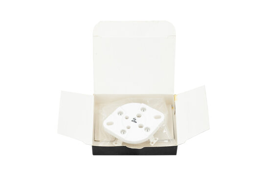 VBASE-171 UX4 4-Pin Valve Base Chassis Mount with Silver-Plated Contacts